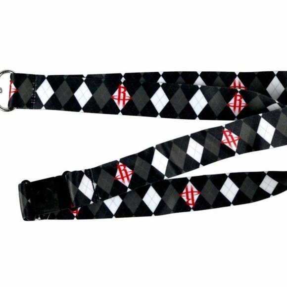 PSG Accessories Houston Rockets Argyle Pattern Lanyard Keychain